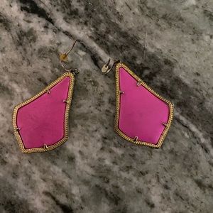 Kendra Scott Hot Pink Earrings